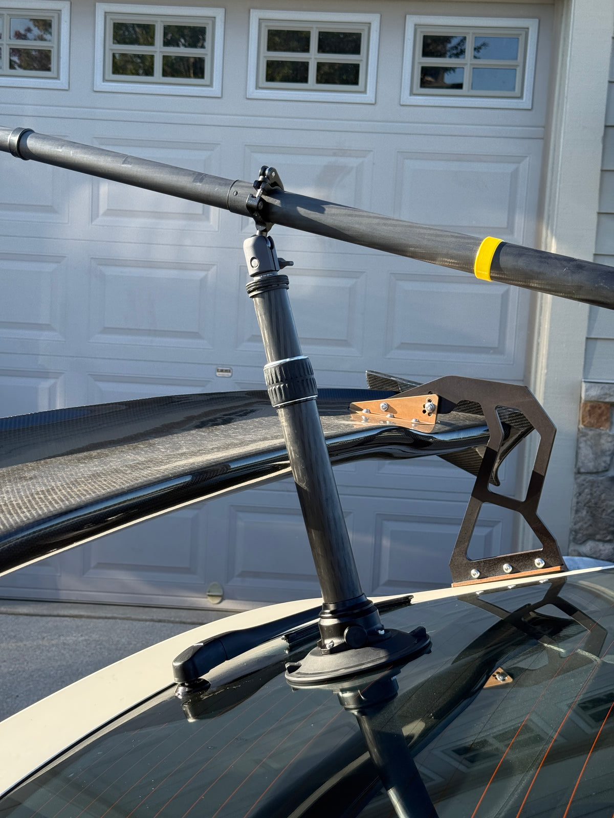 Vistamounts Single Suction Support for Insta360 3 meter Extended Selfie Stick