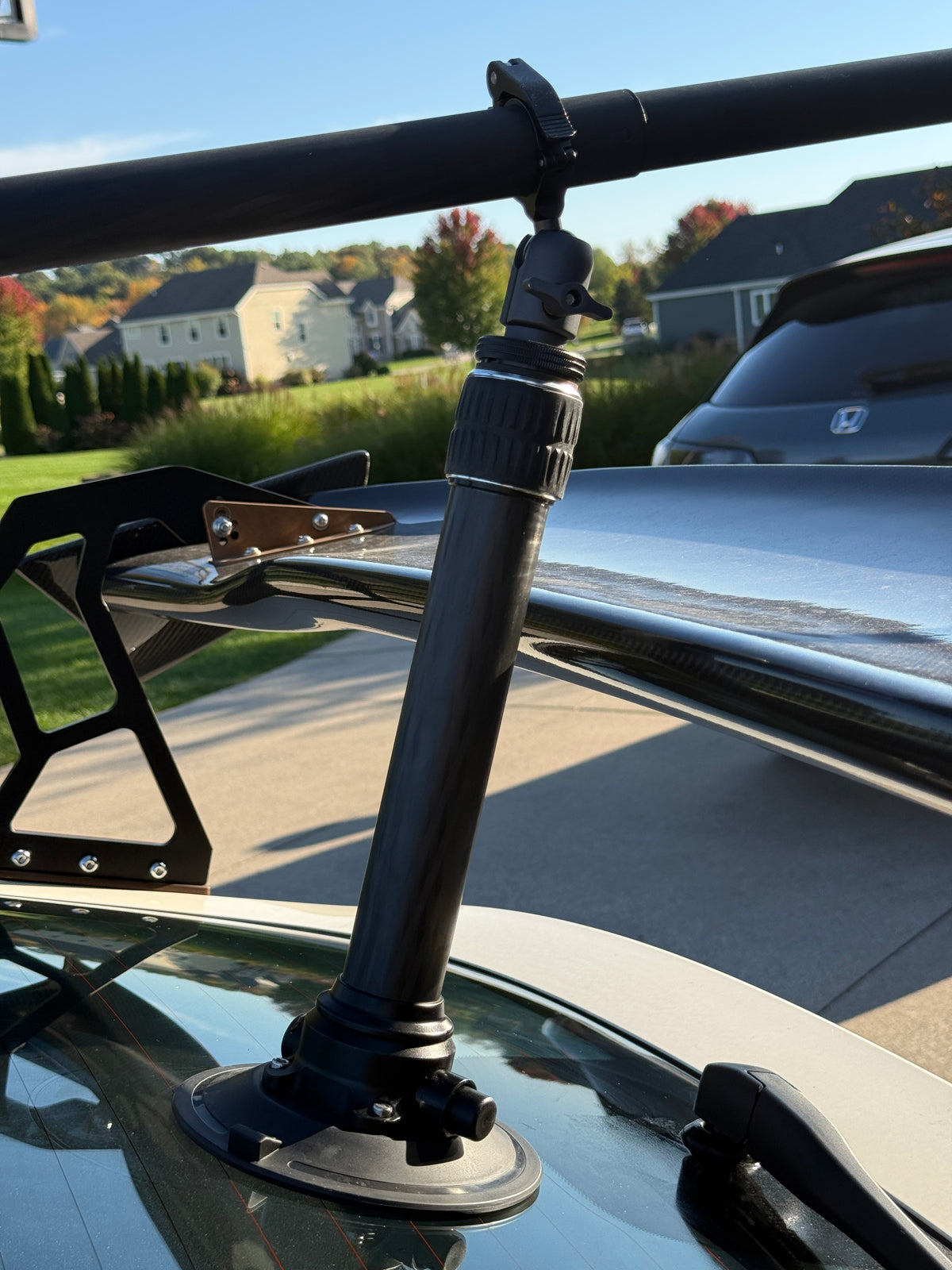 Vistamounts Single Suction Support for Insta360 3 meter Extended Selfie Stick