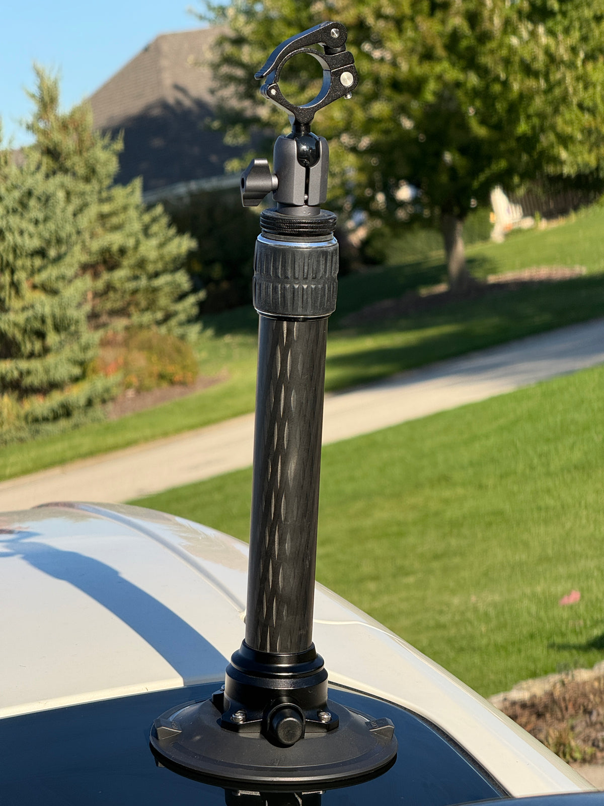 Vistamounts Single Suction Support for Insta360 3 meter Extended Selfie Stick